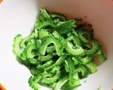 常備菜☆ゴーヤと油揚げの甘辛炒め作り方1写真