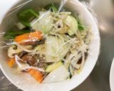 レンジ肉無チクワガーリック炒飯味野菜炒め作り方12写真
