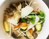 レンジ肉無チクワガーリック炒飯味野菜炒め作り方15写真