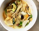 レンジ肉無チクワガーリック炒飯味野菜炒め作り方19写真