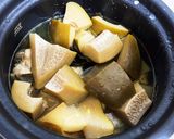 簡単　手羽元と青パパイヤと昆布のトロトロ作り方11写真