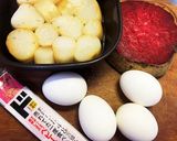 超簡単ビーツとお麩の卵とじチーズ入り作り方1写真