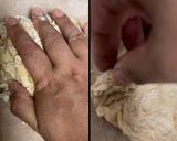簡単！全粒粉マヨカニカマピザ♪作り方4写真