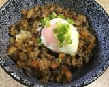 我が家の丼 温玉鯖そぼろ丼作り方12写真