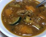 夏野菜タップリのスープカレー作り方3写真