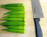 茹でないオクラのおつまみナムル作り方3写真