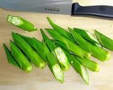 茹でないオクラのおつまみナムル作り方4写真