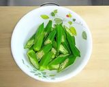 茹でないオクラのおつまみナムル作り方5写真