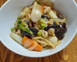 丼一杯で栄養◎豚バラ肉と野菜のあんかけ丼作り方22写真