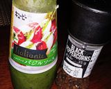 トマトとクリチのバジルソース♡作り方3写真