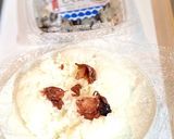 梅干しと塩昆布（佃煮）の二刀流おにぎり作り方3写真