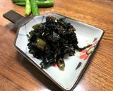 畑で収穫した唐辛子で作る、葉唐辛子の佃煮作り方6写真