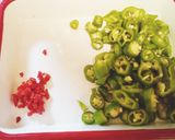 万願寺とうがらしの味噌炒め作り方1写真