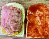 ベーコンと卵焼きのサンドイッチ作り方5写真