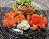 ヨウサマの減塩セブンのバジル生ハムパスタ作り方5写真