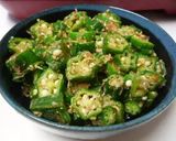 オクラインゲン(野菜)の胡麻和え作り方11写真