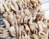 名古屋めし風!甘辛♪鳥皮串揚げ*鶏皮活用作り方2写真