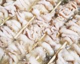 名古屋めし風!甘辛♪鳥皮串揚げ*鶏皮活用作り方4写真