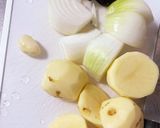 手作りミートボール☆ごろっと野菜トマト煮作り方1写真