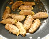牛肉巻きキウイのにんにくしょう油炒め作り方4写真