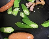 おくら！目玉焼きのお供に作り方3写真