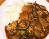 冬瓜とゴーヤのポークカレー作り方5写真