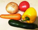 野菜たっぷりスープカレー作り方1写真