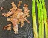 お焦げチーズとベーコンのアスパラ巻き作り方5写真