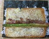 お焦げチーズとベーコンのアスパラ巻き作り方9写真