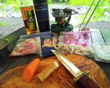 【キャンプ飯】メスティンで炊き込みご飯作り方1写真