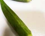 オクラチーズ、エノキの豚肉巻き作り方1写真
