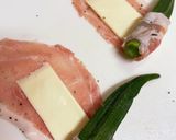 オクラチーズ、エノキの豚肉巻き作り方5写真