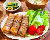 厚揚げと大葉の肉巻き♩作り方7写真