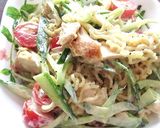 ゴマ油でラーメンサラダを作り方7写真