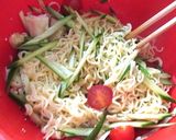 ゴマ油でラーメンサラダを作り方6写真