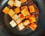 材料1つで大人気☆ハニーケチャップ厚揚げ作り方5写真