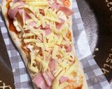 余り物で ジャーマンポテトピザ風作り方4写真