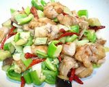 シビウマ!野菜入り辣子鶏(ラーズージー)作り方12写真