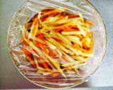 レンジで簡単！じゃが芋と人参のきんぴら作り方2写真