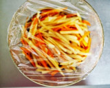レンジで簡単！じゃが芋と人参のきんぴら作り方2写真