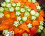 ほっこり美味しい♪トマトとオクラのスープ作り方3写真