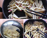 甘じょっぱ！大学芋風さつまいもきんぴら作り方3写真