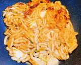 ズボラうどんアレンジ キムチモチモチ焼き作り方5写真