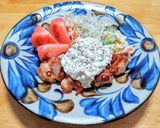 鶏もも肉の甘辛焼きを豆腐タルタルソースで作り方8写真
