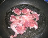 茄子とピーマン・シメジの肉味噌炒め。作り方2写真