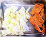 さつま揚げとキャベツのカレー炒め作り方1写真