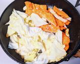 さつま揚げとキャベツのカレー炒め作り方3写真