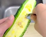 ワタを取らないゴーヤのハムサラダ作り方2写真
