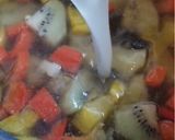 鶏肉とキウイのゼリー寄せ作り方9写真