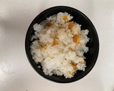 我が家の丼　炒めしらすとズッキーニ丼作り方6写真